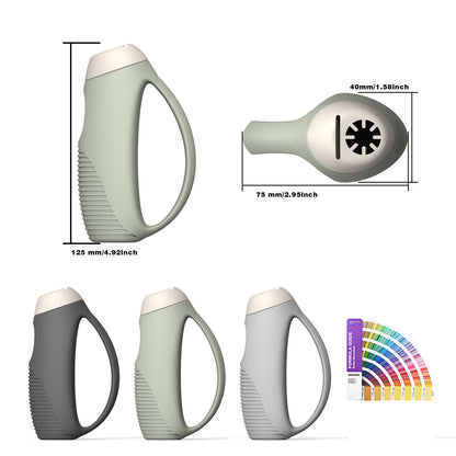 Grip handle dimension diagram and color examples