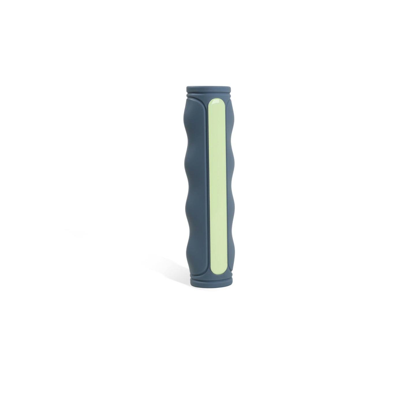 Blue silicone handrail sleeve with contrasting strip