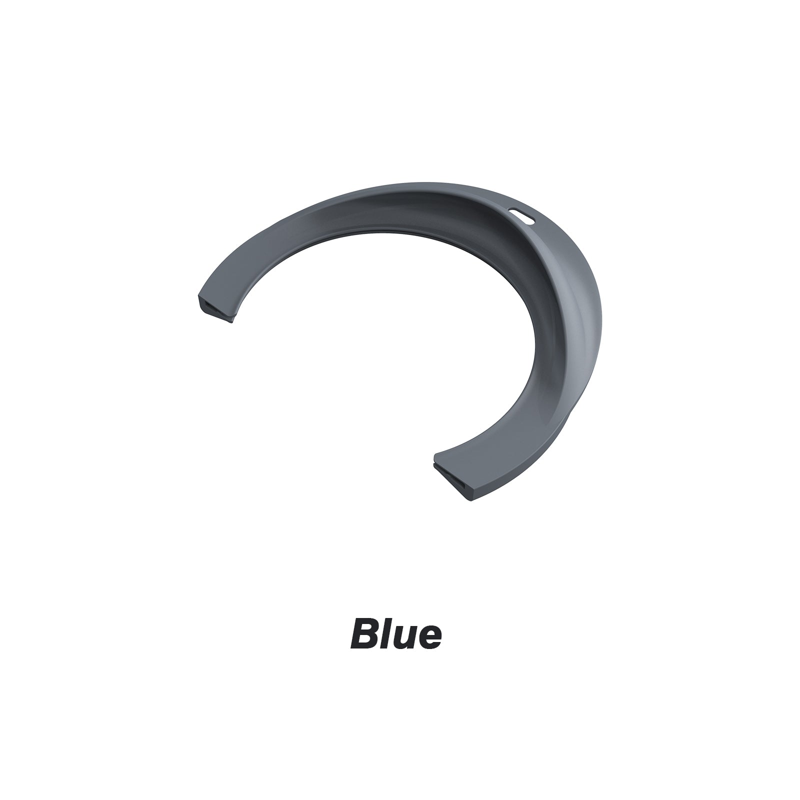 Blue curved silicone plate guard