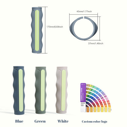 Handrail sleeve dimension diagram and three colors